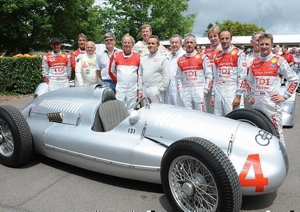 Goodwood Festival of Speed: Audi Sport Piloten der Gegenwart und Vergangenheit - von Rallye und Rundstrecke